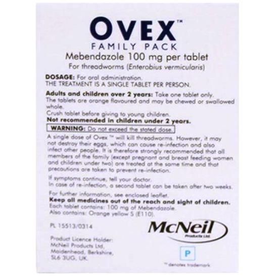 Ovex Family Pack - 4 Single Treatments -   Ovex EasyMeds Pharmacy
