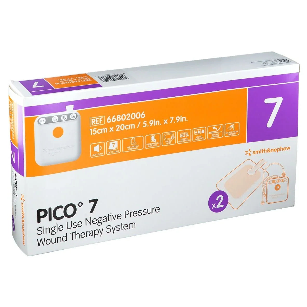 Pico 7 Negative Pressure Wound Therapy System 15cm x 20cm