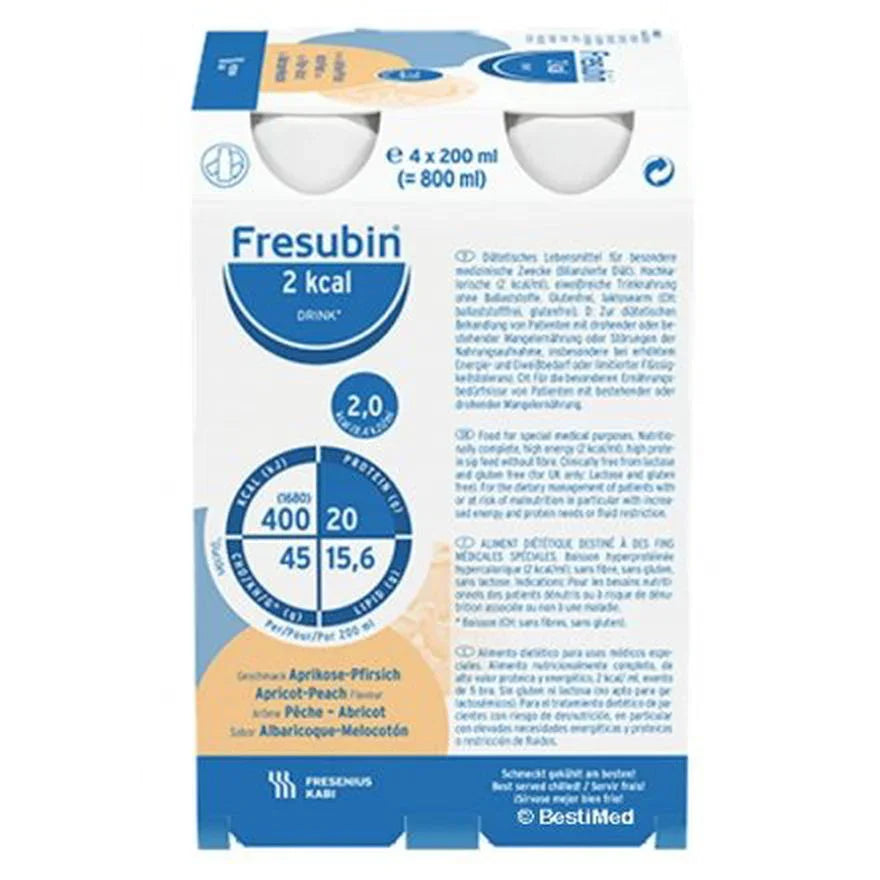 Fresubin 2KCal Apricot/Peach (4 x 200ml) - Fresenius EasyMeds Pharmacy