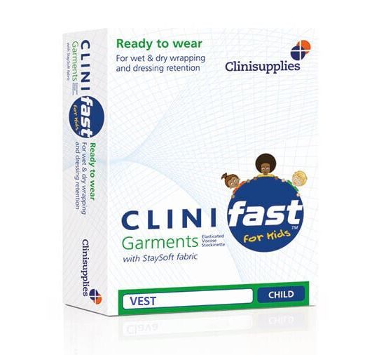 Clinifast Vest for Kids - All Sizes 2-14 years White/Blue/Pink - Clinifast EasyMeds Pharmacy