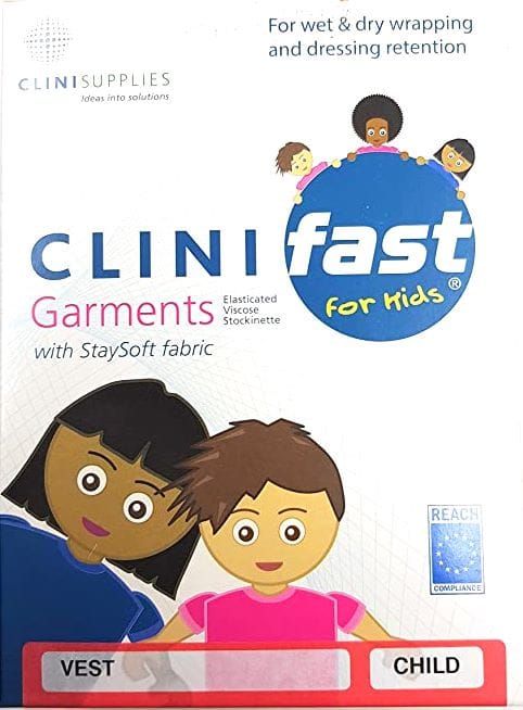 Clinifast Vest for Kids - All Sizes 2-14 years White/Blue/Pink - Clinifast EasyMeds Pharmacy