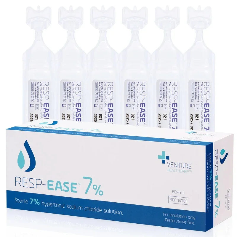 Resp-Ease 7% Hypertonic Sodium Chloride Inhalation Solution (60x4ml)