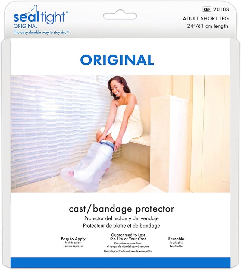 Seal Tight Wound Cast Protector Shower Short Leg Adult x 1 (24" length)