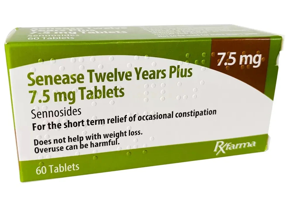 Senna Tablets 7.5mg - Pack of 60 - EasyMeds Healthcare EasyMeds Pharmacy