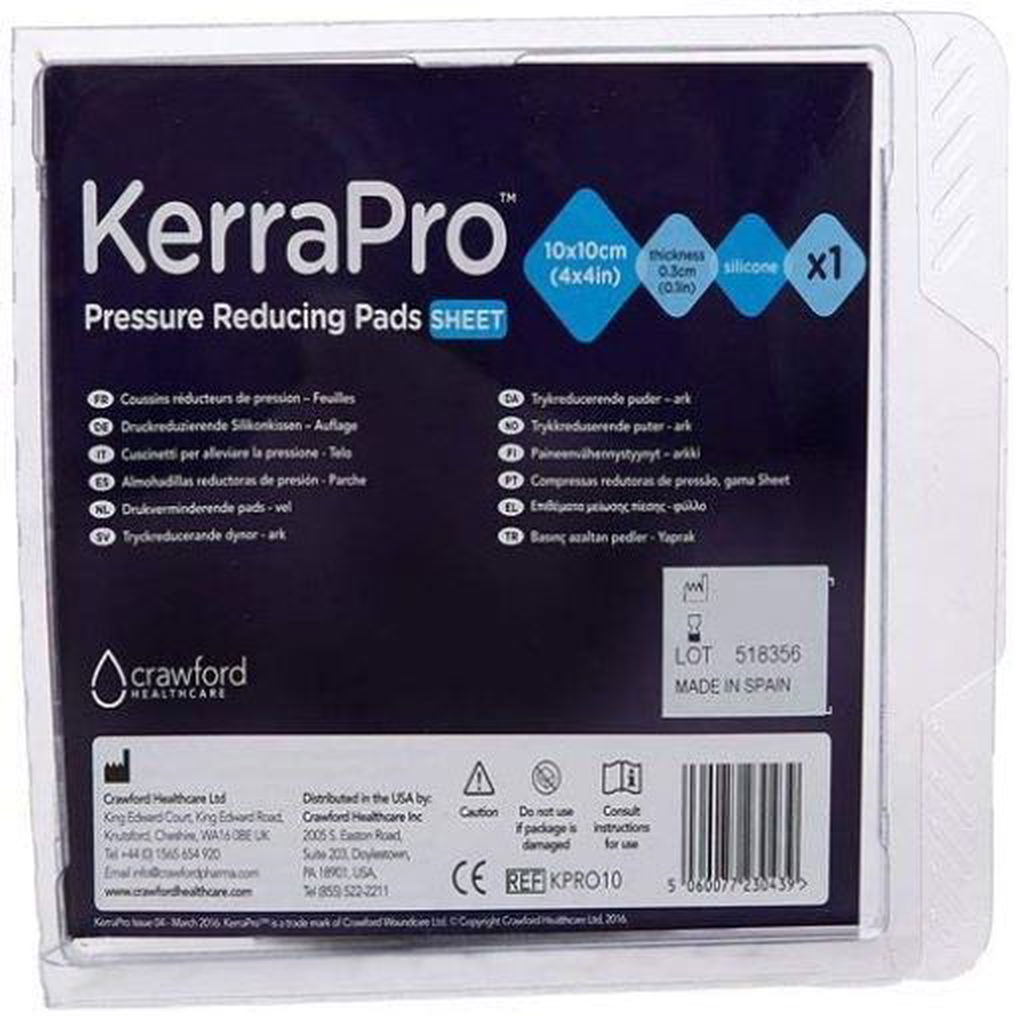 KerraPro Sheet - Pressure Reducing Pad/Sheet 10cm x 10cm x 0.3cm (Aderma Pad Alternative) - KerraPro EasyMeds Pharmacy