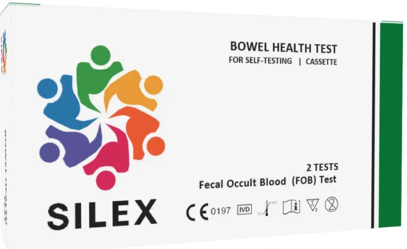 Silex Bowel Health (FOB) Diagnostic Tests x 2 - Silex EasyMeds Pharmacy