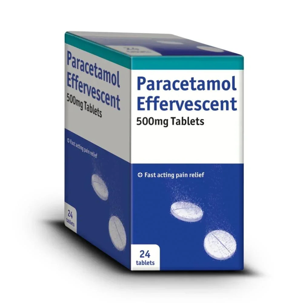 Soluble Paracetamol - 24 x 500mg Tablets (Brand May Vary) Soluble/Effervescent/Dispersible