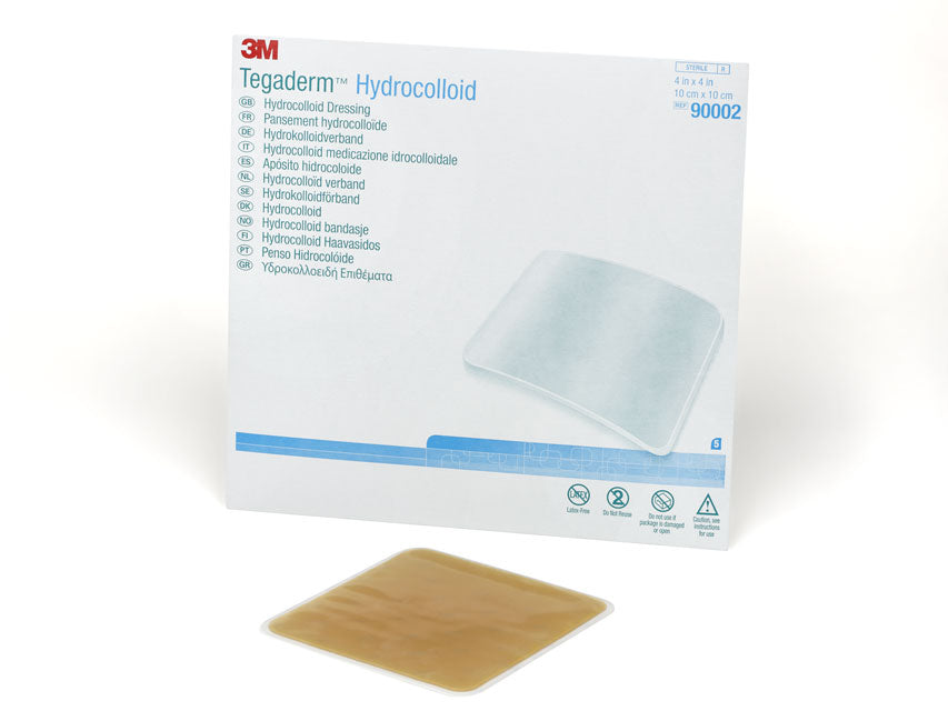 Tegaderm Hydrocolloid Wound Dressings 10cm x 10cm Code 90002