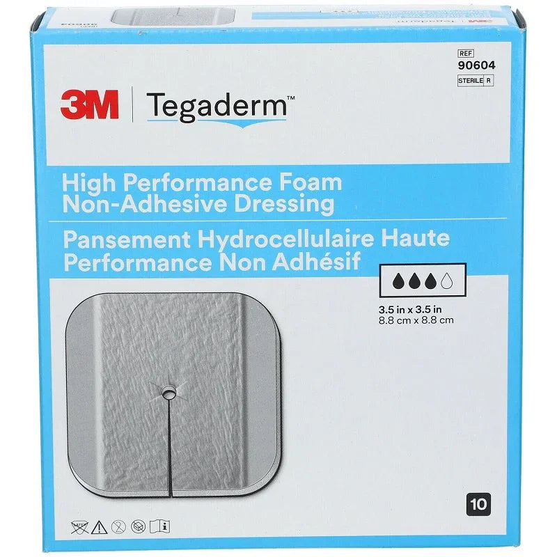 Tegaderm Foam Non Adhesive Dressings 8.8cm x 8.8cm 90604