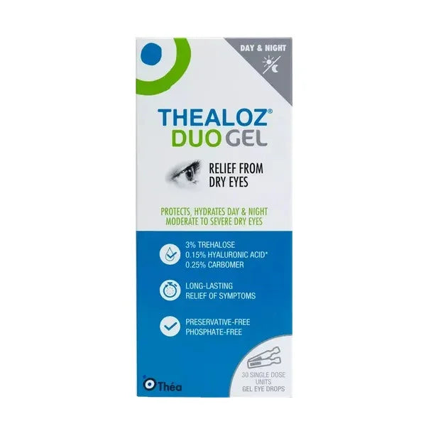 Thealoz Duo Gel UD Preservative Free Eye Gel 0.4g 30 x 3 Packs