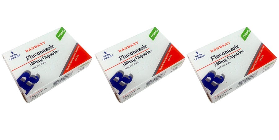 Pack of Three Thrush Treatment 150mg Capsules