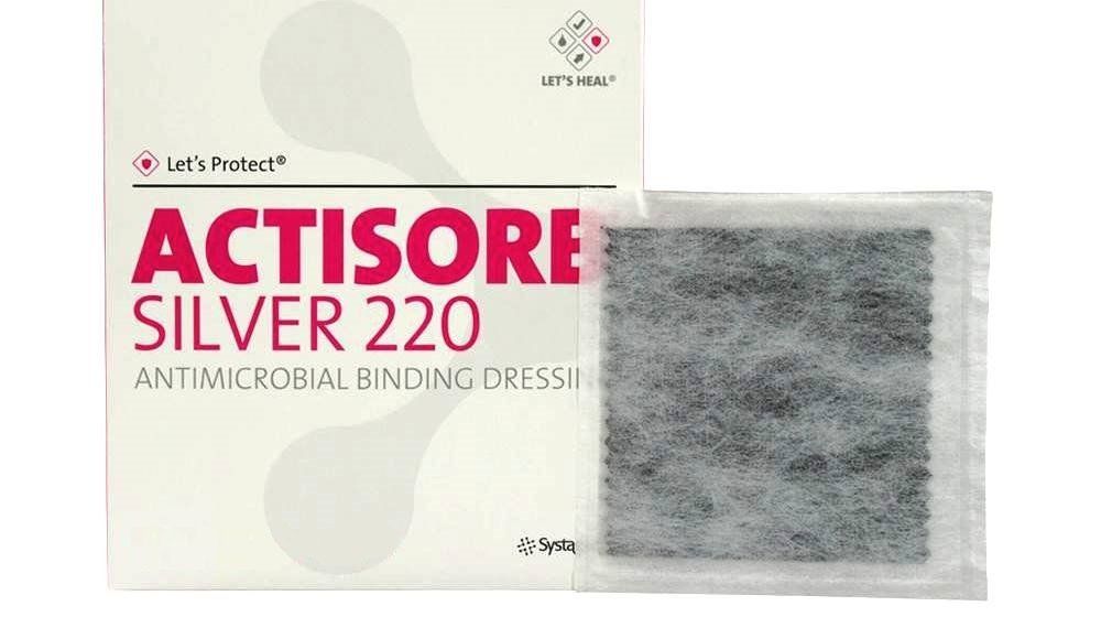 Actisorb Silver 220 Activated Charcoal Dressing(s) 9.5 x 6.5cm Wounds/Ulcers - Systagenix EasyMeds Pharmacy