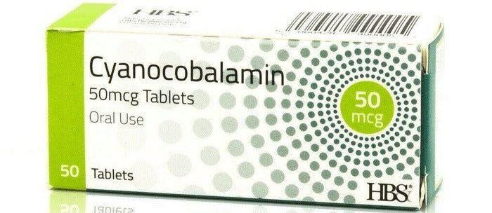 Vitamin B 12 Cyanocobalamin 50mcg 50 Tablets x 3 Packs - Essential EasyMeds Pharmacy