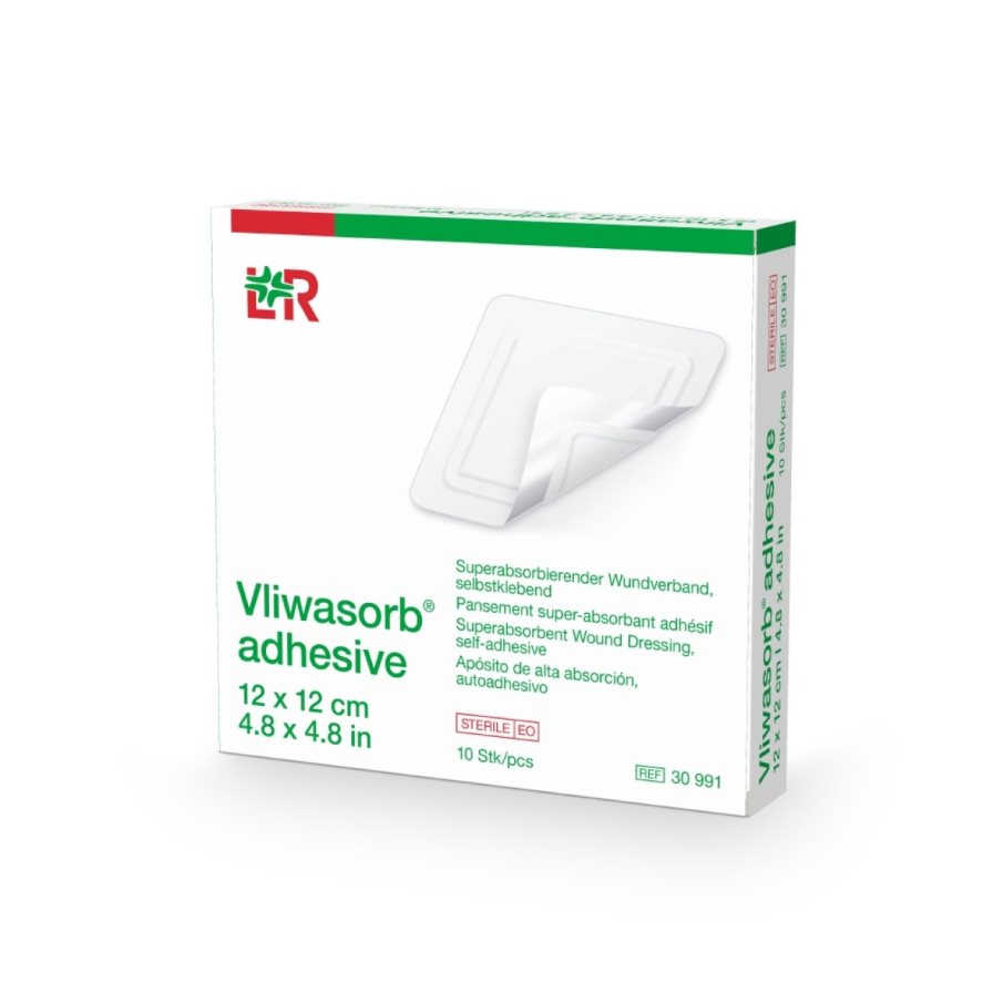 Vliwasorb Adhesive Wound Dressing 12cm x 12cm
