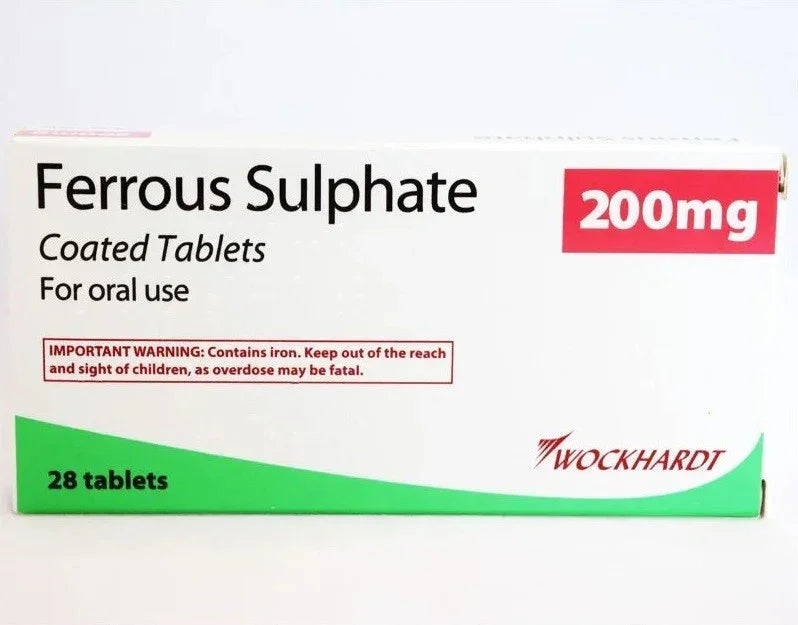 WOCKHARDT Ferrous Sulphate 200mg Iron Tablets Packs of 28 | Sugar Coated - WOCKHARDT EasyMeds Pharmacy