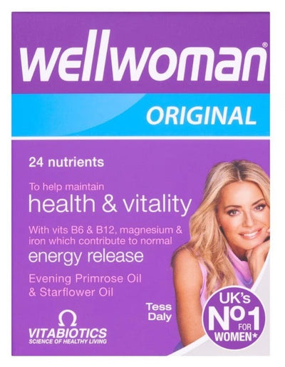 Vitabiotics Wellwoman Original Vitamin/Mineral Formula 30 Capsules -   Vitabiotics EasyMeds Pharmacy