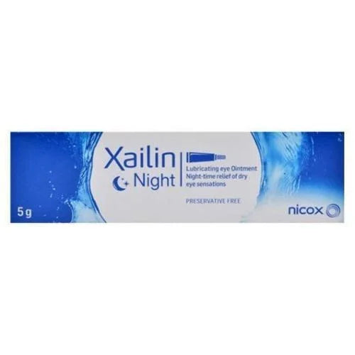 Xailin Night Lubricating Soft Paraffin Eye Ointment 5g - Choose Qty - Xailin EasyMeds Pharmacy