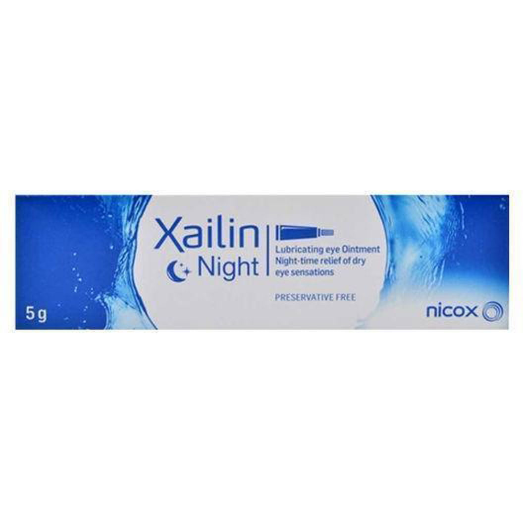 Xailin Night Lubricating Soft Paraffin Eye Ointment 5g - Xailin EasyMeds Pharmacy