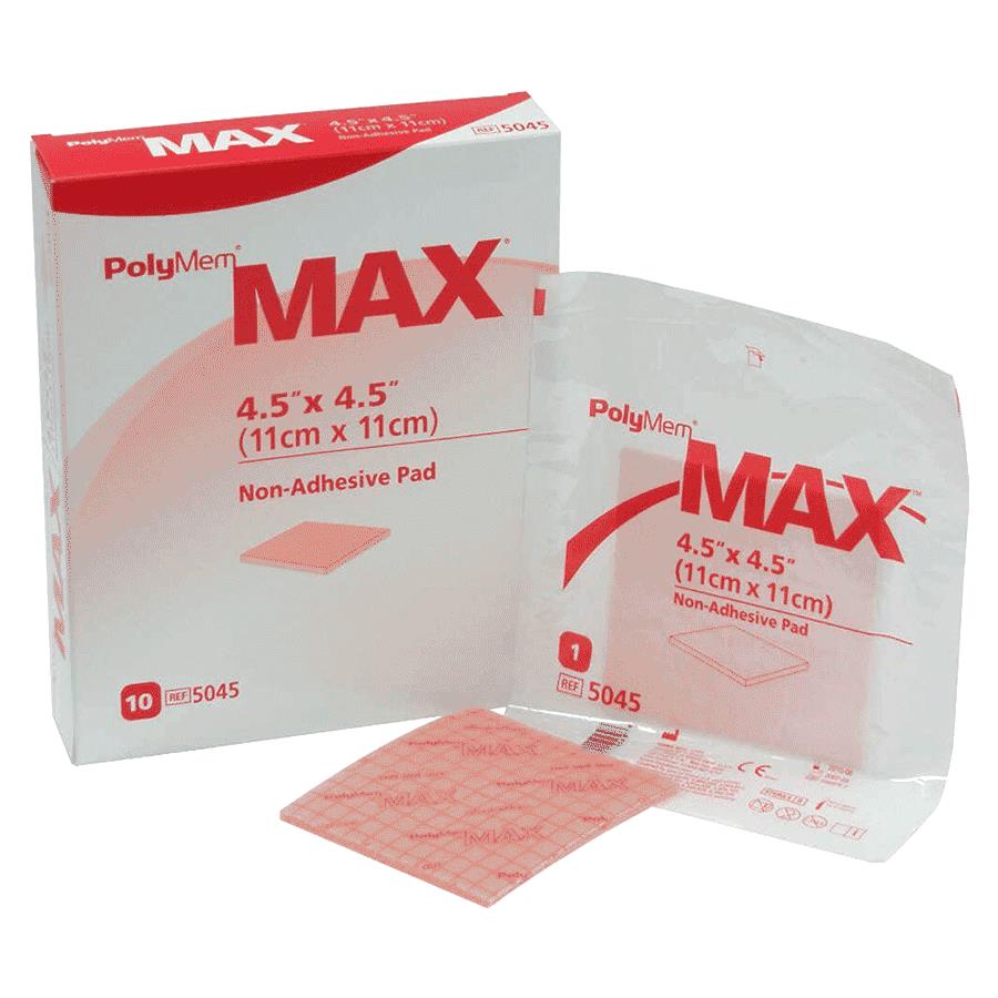 PolyMem MAX Non-Adhesive Dressings 11cm x 11cm x 10 - Aspen Medical EasyMeds Pharmacy