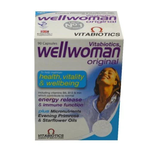 Vitabiotics Wellwoman Original Vitamin/Mineral Formula 90 Capsules - Vitabiotics EasyMeds Pharmacy
