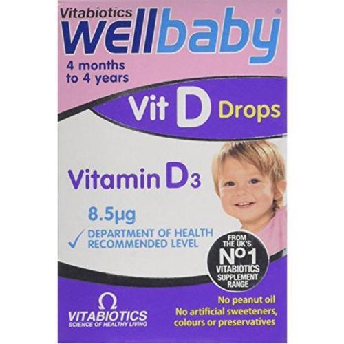 Vitabiotics Wellbaby Vitamin D Drops 30ml - Vitabiotics EasyMeds Pharmacy