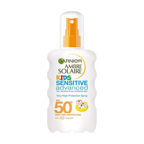 Garnier Ambre Solaire Kids Sensitive SPF50 Sun Cream Spray 200ml - Garnier EasyMeds Pharmacy