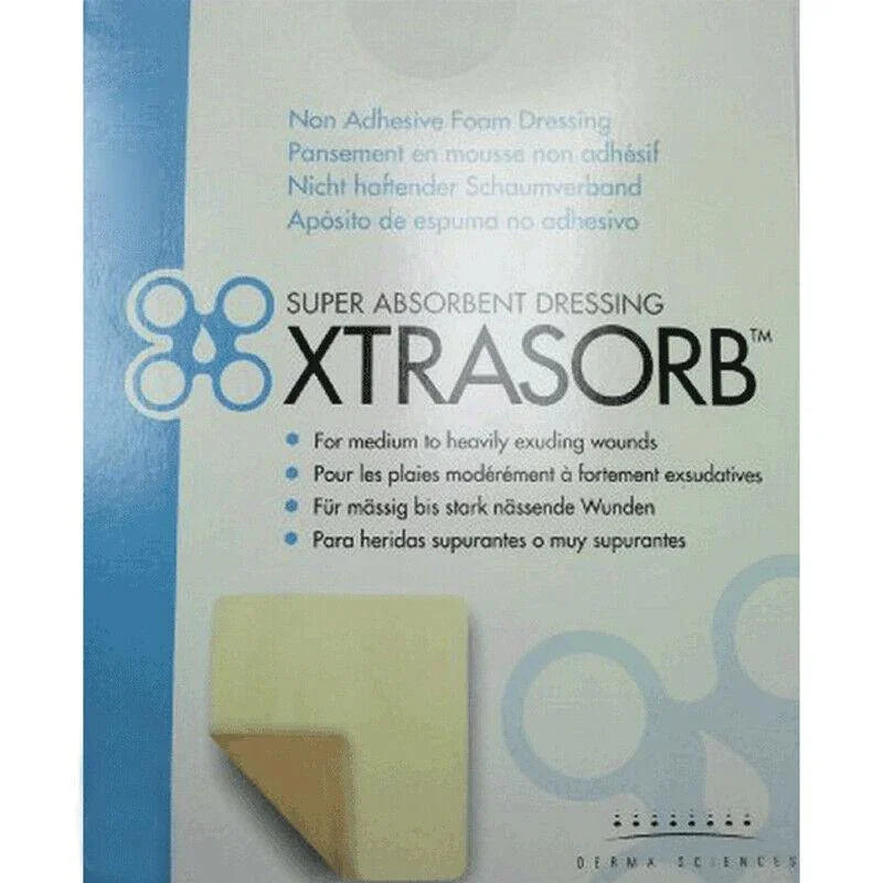 Xtrasorb Adhesive Dressing 11.5cm x 11.5cm x 1 - Derma Sciences EasyMeds Pharmacy