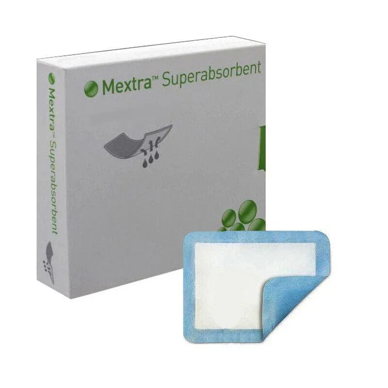 Mextra 610100 Superabsorbent Dressing 12.5cm x 17.5cm x 40 - Molnlycke Healthcare EasyMeds Pharmacy
