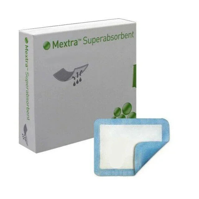 Mextra 610400 Superabsorbent Dressing 22.5cm x 27.5cm x 40 - Molnlycke Healthcare EasyMeds Pharmacy