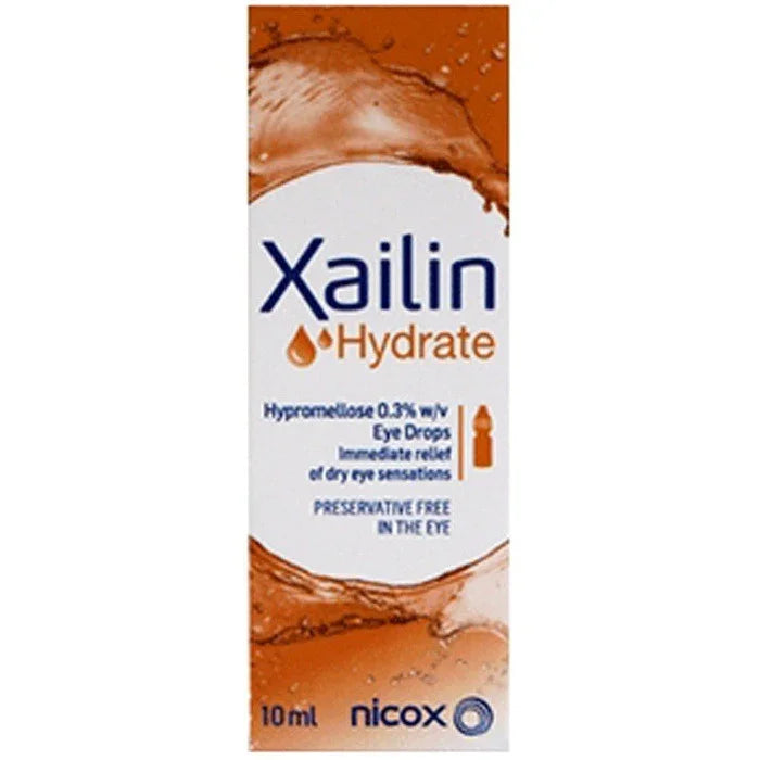Xailin Hydrate Hypromellose 0.3% w/v Eye Drops - 10ml - VISUFARMA INTERNATIONAL EasyMeds Pharmacy