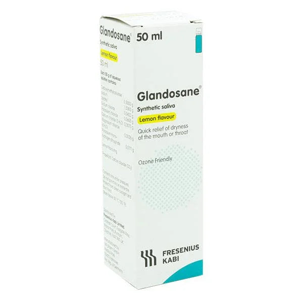 Glandosane Synthetic Saliva Spray 50ml - Lemon - Glandosane EasyMeds Pharmacy