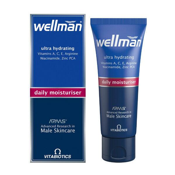 Wellman Daily Moisturiser 50ml by Vitabiotics - Vitabiotics EasyMeds Pharmacy