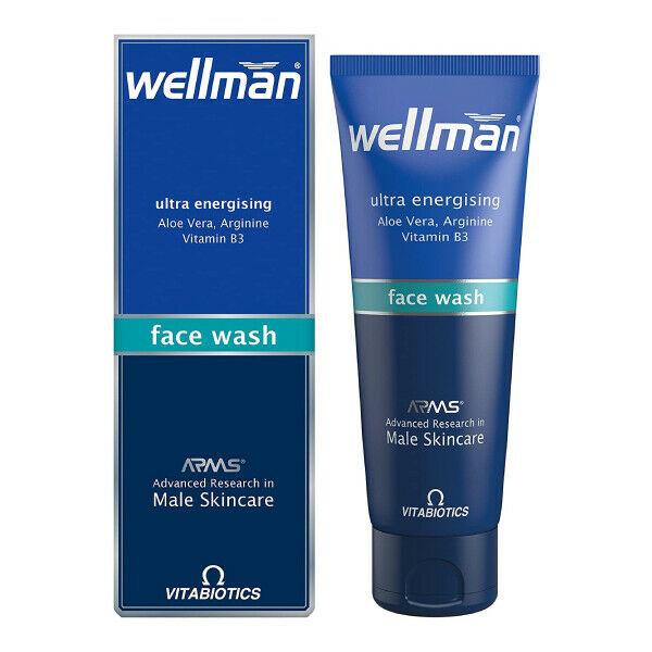 Wellman Nutrient-Enriched Face Wash 125ml by Vitabiotics - Vitabiotics EasyMeds Pharmacy