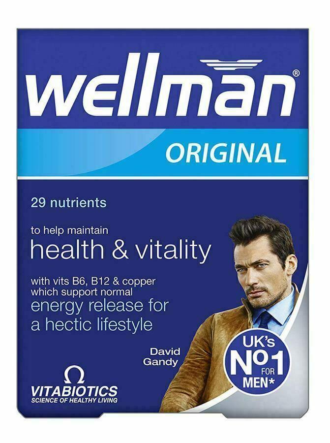 Wellman Vitamin Tablet x 30 by Vitabiotics - Vitabiotics EasyMeds Pharmacy
