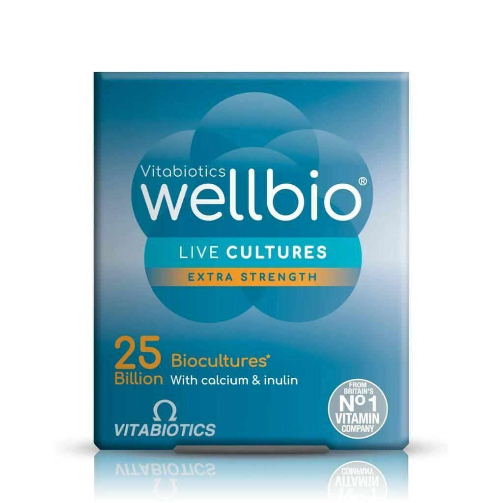 Wellbio 25 Billion Cfu Capsules x 30 by Vitabiotics - Vitabiotics EasyMeds Pharmacy
