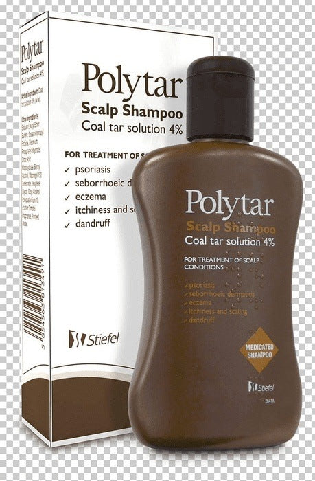 Polytar Scalp Shampoo 150ml - Coal Tar 4% Scalp Cleanser