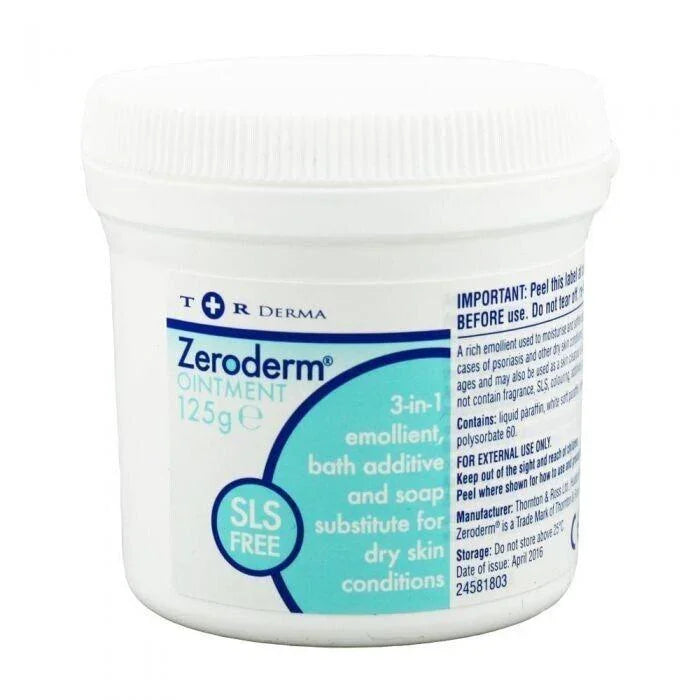 Zeroderm SLS Free Ointment 125g - Zeroderma EasyMeds Pharmacy