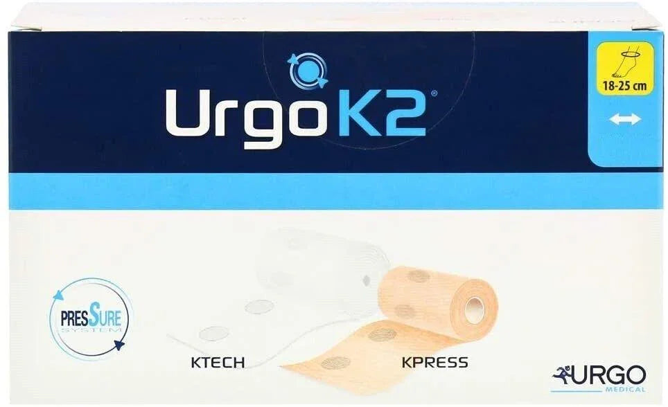 Urgo K2 2-Layer Compression System 18-25cm x 8cm - Urgo Medical EasyMeds Pharmacy