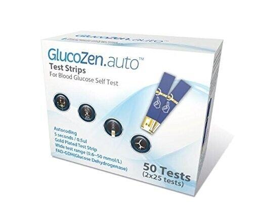 GlucoZen Auto Test Strips x 50 x 2 Packs - GlucoZen EasyMeds Pharmacy