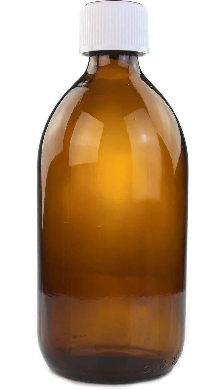 Medicine Amber Glass Bottles & Cap 60ml for Tablets/Liquids | Child-resistant - EasyMeds EasyMeds Pharmacy