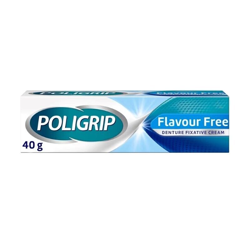 Poligrip Flavour Free Cream 40g - Poligrip EasyMeds Pharmacy
