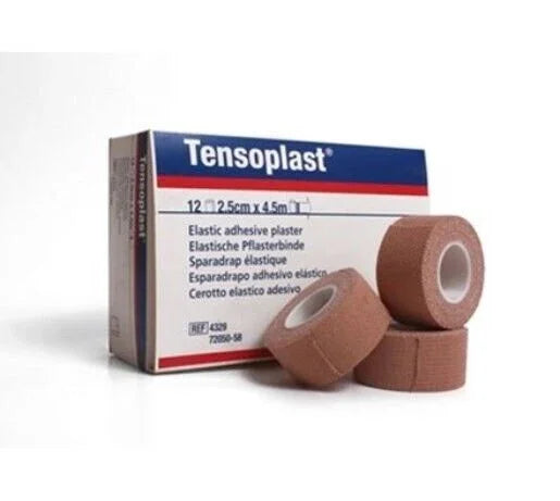 Tensoplast Elastic Adhesive Bandage 2.5cm x 4.5m x 12 - Tensoplast EasyMeds Pharmacy