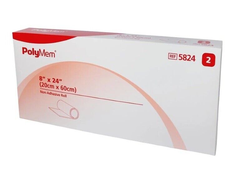 PolyMem Membrane Dressing Non-Adhesive Roll 20cm x 60cm, Sterile, Foam, 5284 x 2 - PolyMem EasyMeds Pharmacy