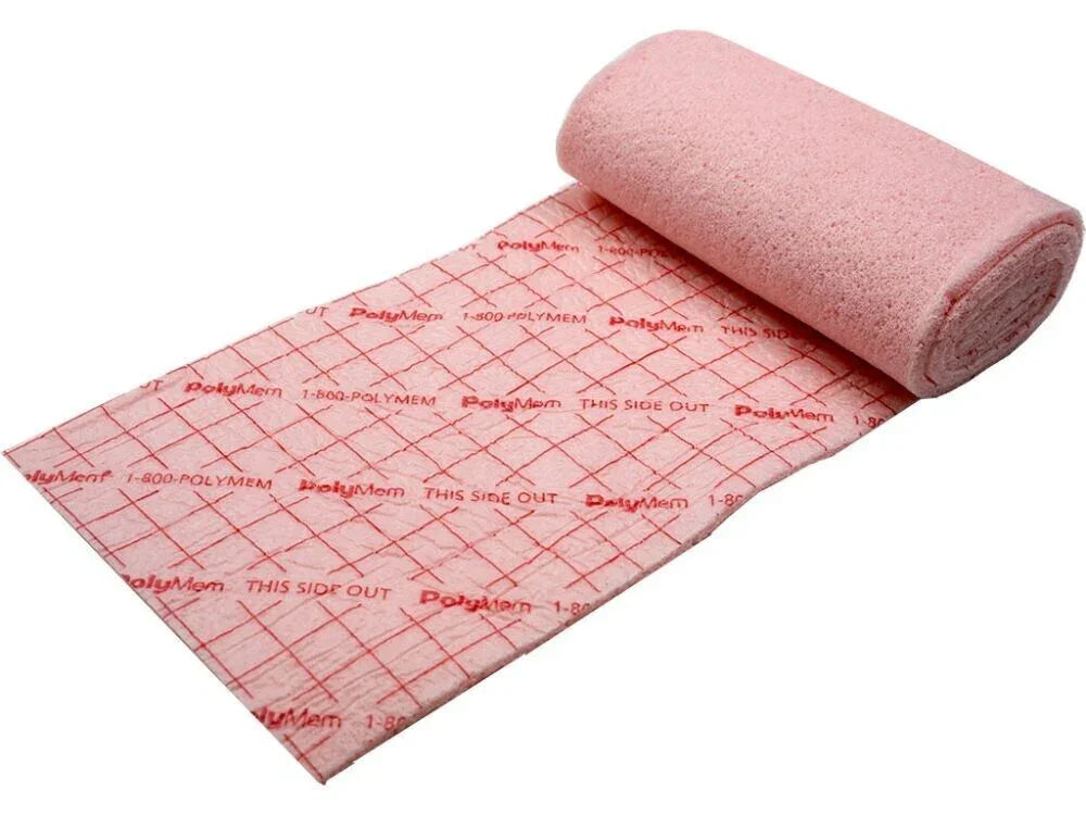PolyMem Membrane Dressing Non-Adhesive Roll 20cm x 60cm, Sterile, Foam, 5284 x 2 - PolyMem EasyMeds Pharmacy