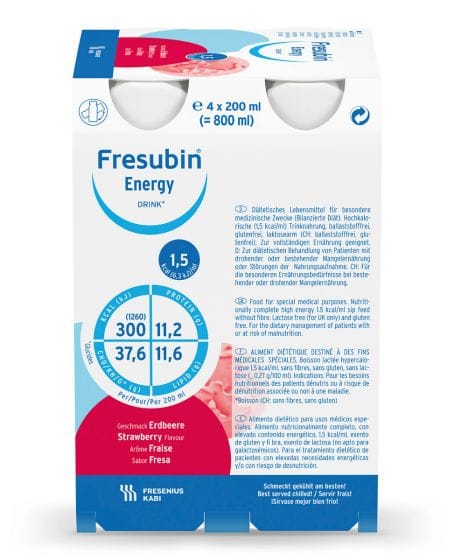 Fresubin Energy Strawberry ( 4 x 200ml) -   Fresenius EasyMeds Pharmacy