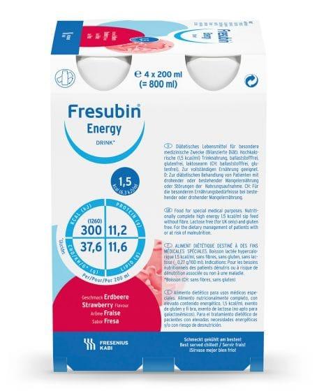 Fresubin Energy Strawberry ( 4 x 200ml) - Fresenius EasyMeds Pharmacy