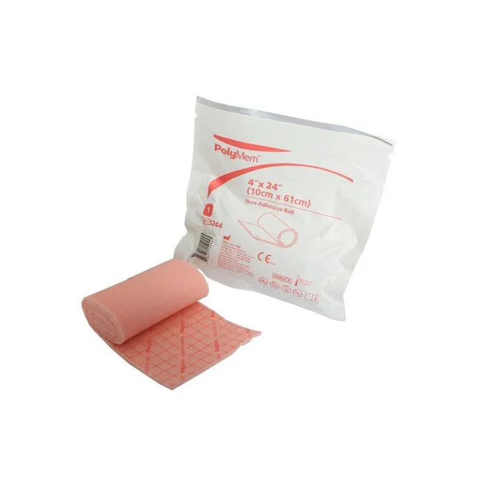 PolyMem Non-Adhesive Roll 10cm x 61cm, Sterile, Foam, 5244 - PolyMem EasyMeds Pharmacy