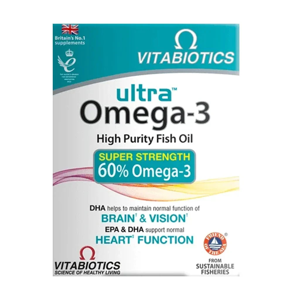 Vitabiotics Ultra Omega-3 High Potency x 60 - Vitabiotics EasyMeds Pharmacy