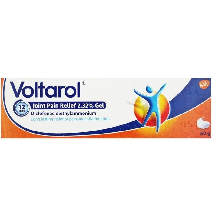 Voltarol 12 Hour Joint Pain Relief Gel 2.32% 50g - GlaxoSmithKline EasyMeds Pharmacy
