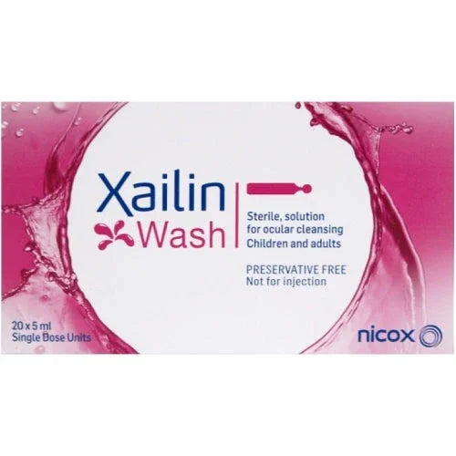 Xailin Eye Wash 20x5ml - VISUFARMA INTERNATIONAL EasyMeds Pharmacy